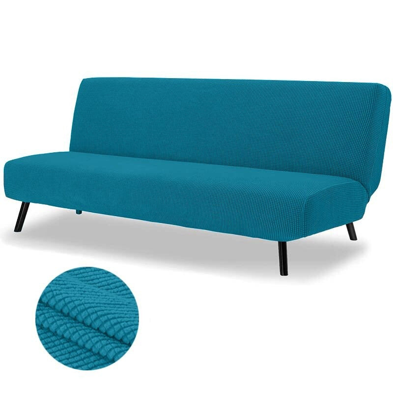 Housse canapé clic clac - Housse de clic clac bleu canard