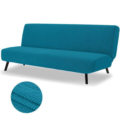 Housse canapé clic clac - Housse de clic clac bleu canard