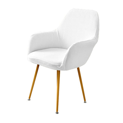 Housse de Chaise Scandinave en polaire - Blanche