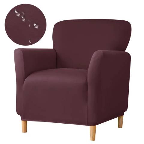 Housse de fauteuil cabriolet en jacquard - marron