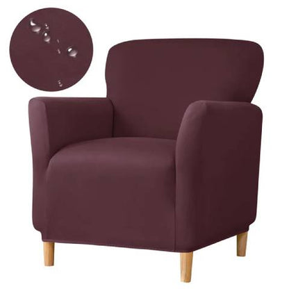 Housse de fauteuil cabriolet en jacquard - marron