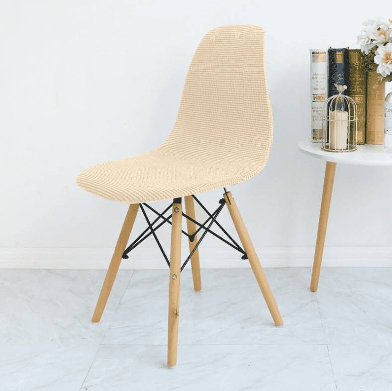 Housse Extensible de Chaise <br/> Scandinave - Beige