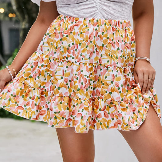 Jupe courte grande taille Margaux