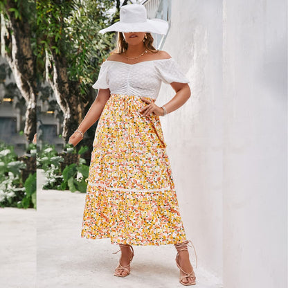 Jupe maxi grande taille Alix