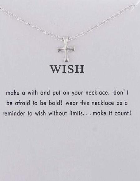 La Croix: Collier Porte-Bonheur Argent