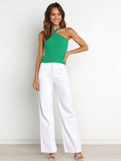 Débardeur bretelles avant croisées