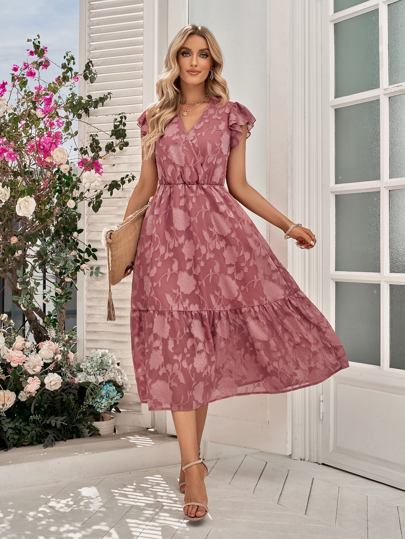 Robe fleurie femme