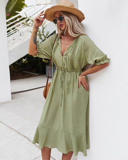 Robe bohème style hippie