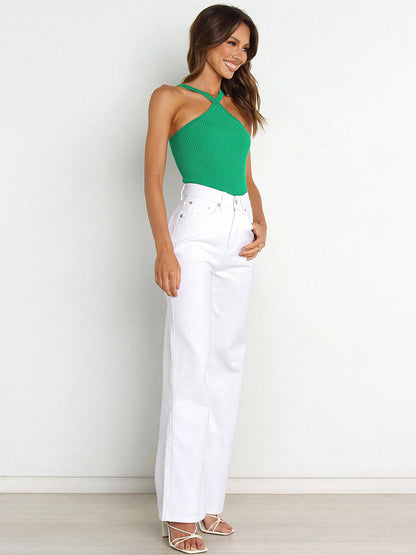 Débardeur bretelles avant croisées