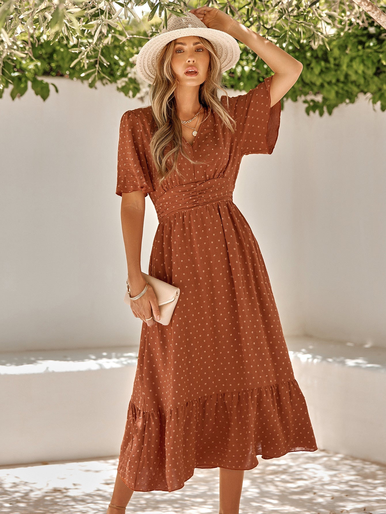Robe longue hippie chic