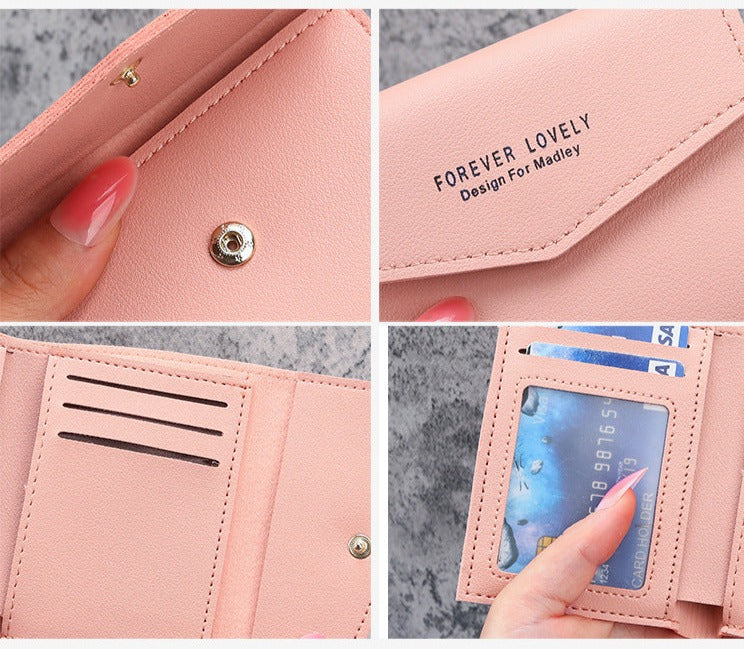 Petit portefeuille élégant femme