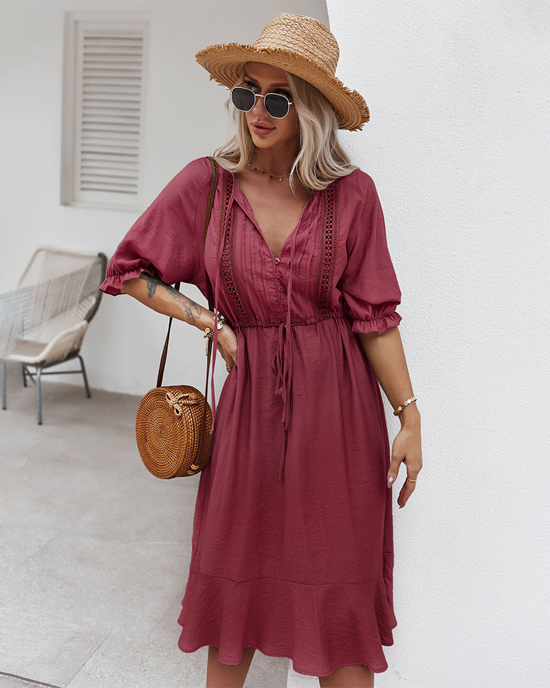 Robe bohème style hippie