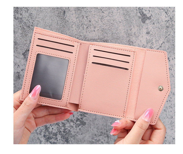 Petit portefeuille élégant femme