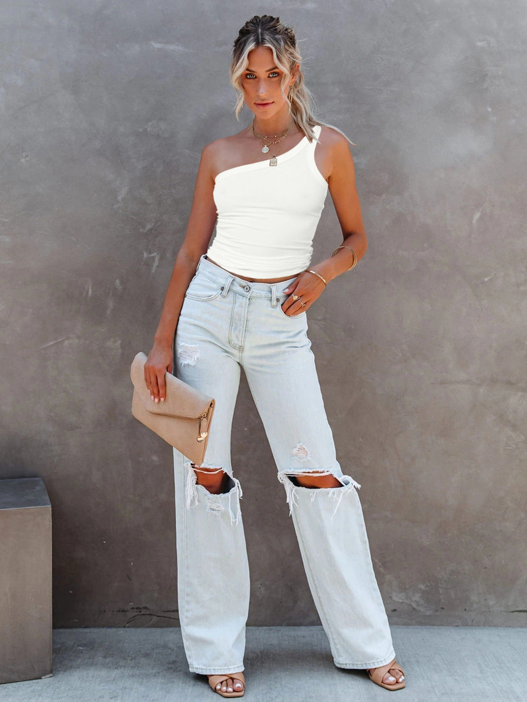 Débardeur asymétrique - Basique essentiel