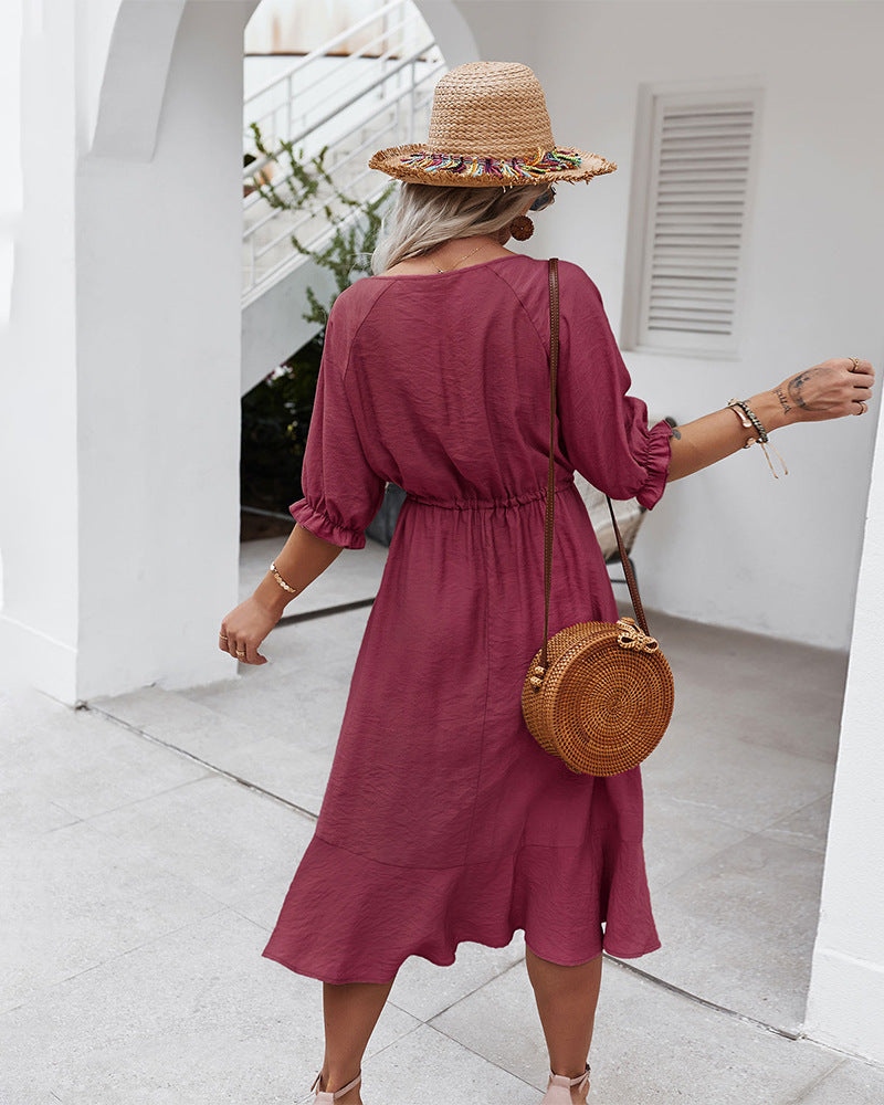 Robe bohème style hippie