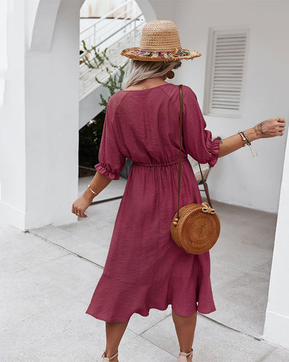 Robe bohème style hippie