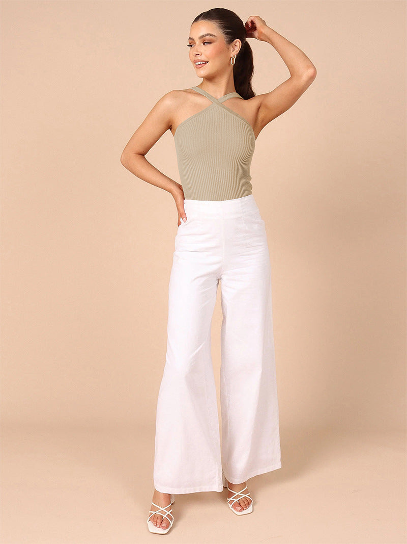 Débardeur bretelles avant croisées