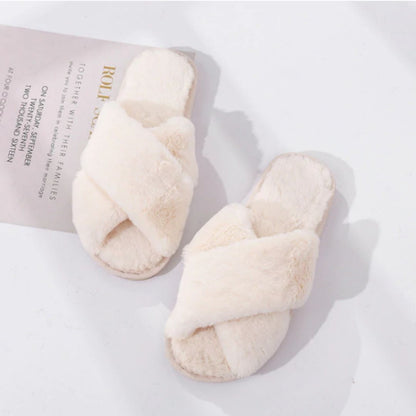 Pantoufles fourrure Alice