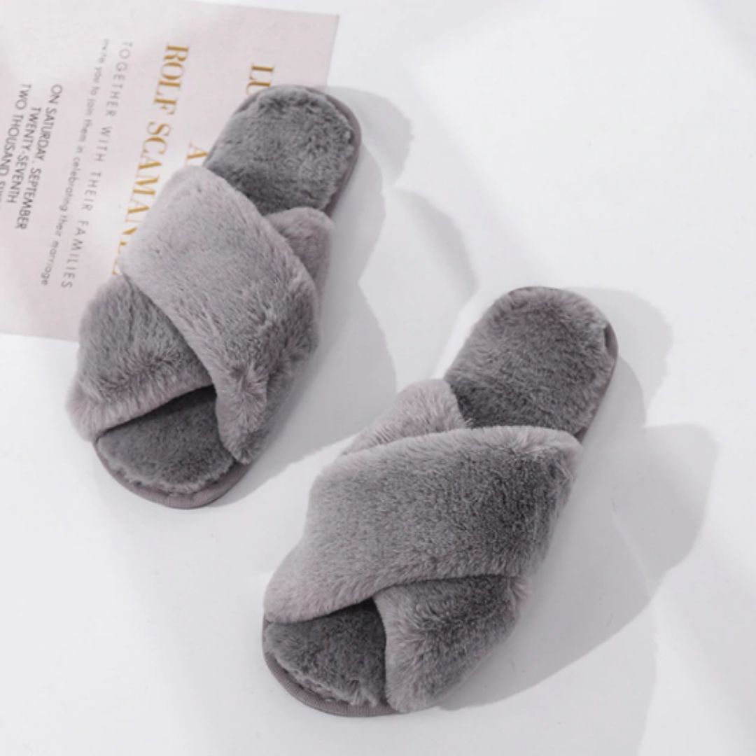 Pantoufles fourrure Alice