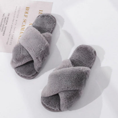 Pantoufles fourrure Alice