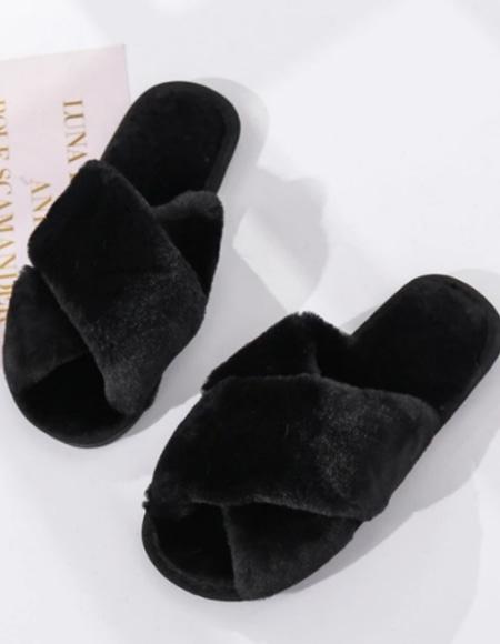 Pantoufles fourrure Alice