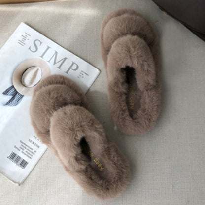 Pantoufles fourrure Gemma