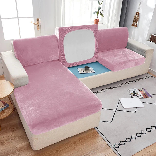 Housse Coussin Canapé Velours - Moderne