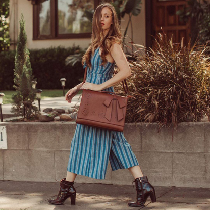 Sac à Bandoulière Élégant avec Nœud