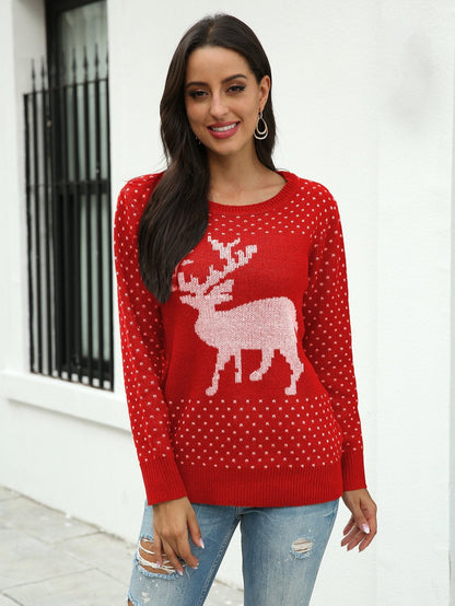 Pull de Noël Cerf