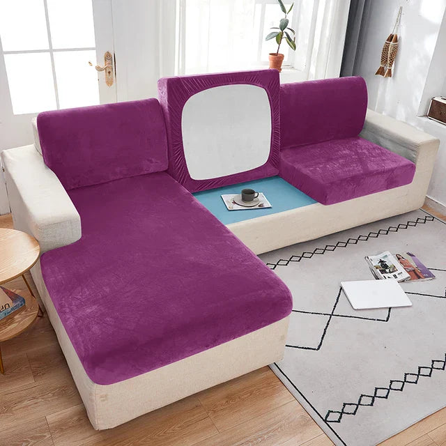 Housse Coussin Canapé Velours - Moderne