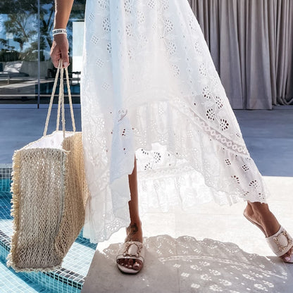 Robe Longue boheme chic dentelle