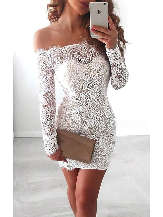 Robe blanche dentelle