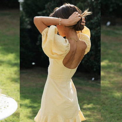 Robe courte dos nu Chloé