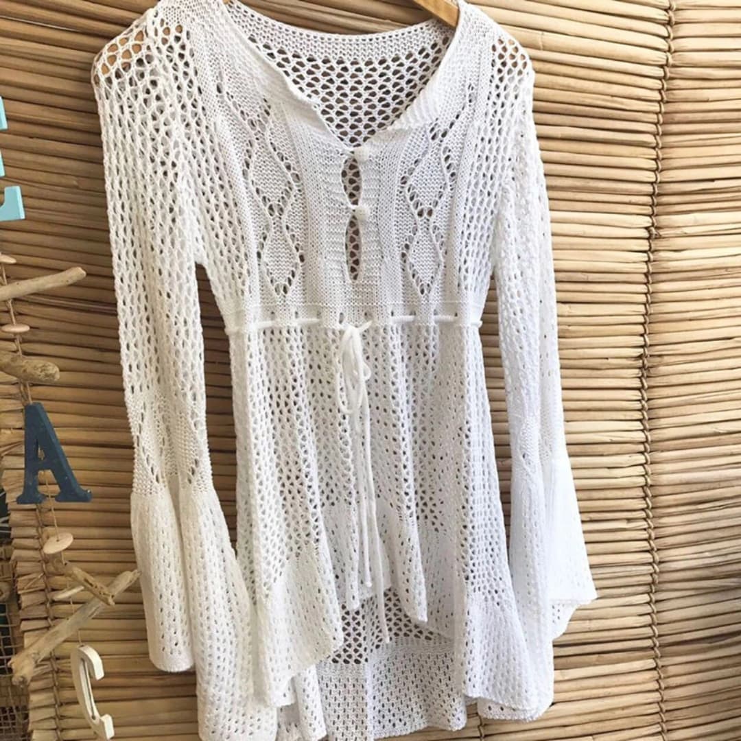 Robe de plage en maille