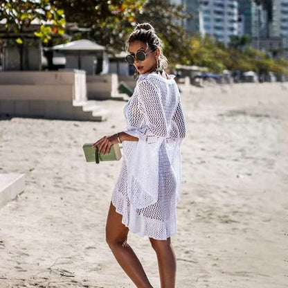 Robe de plage en maille