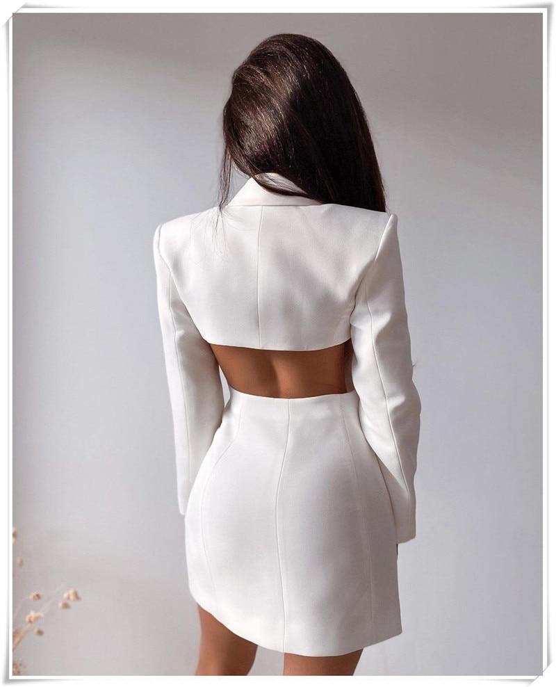 Robe dos nu inspiration blazer