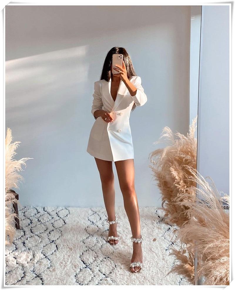 Robe dos nu inspiration blazer