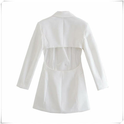 Robe dos nu inspiration blazer