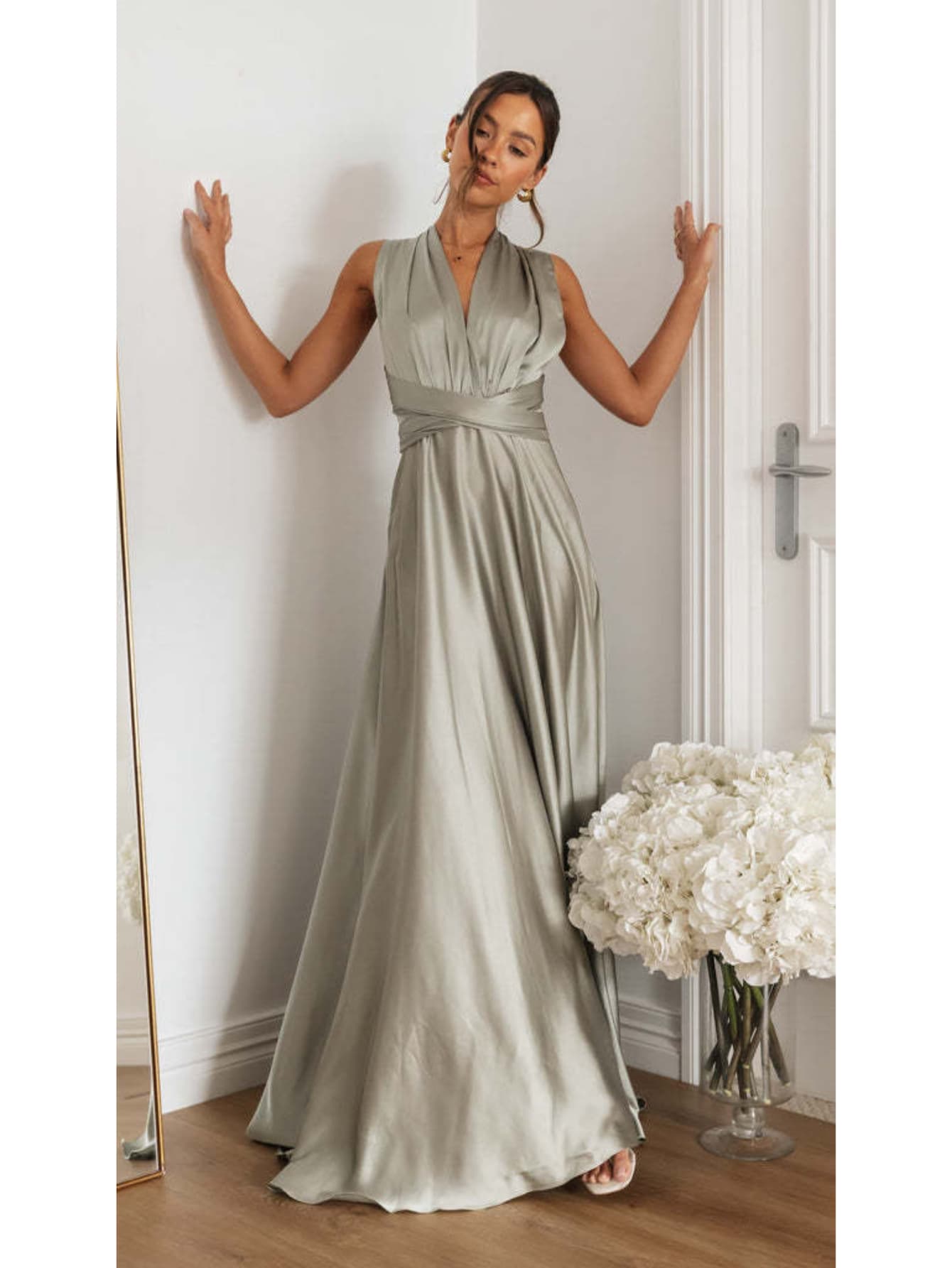 Robe longue modulable invitée de mariage