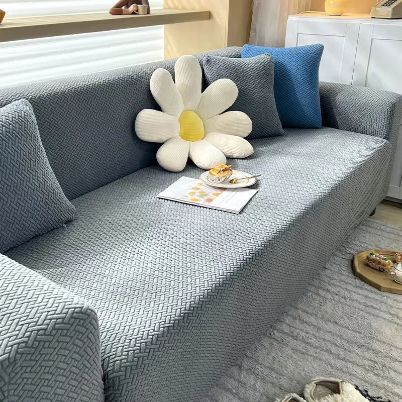 Housse Canapé Extensible - Motif Chevron