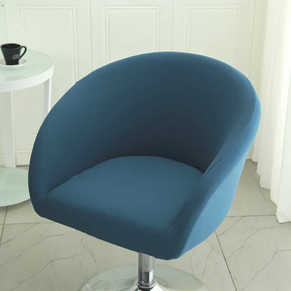 Housse Chaise Bar - Avec Motifs - Dossier Arrondi