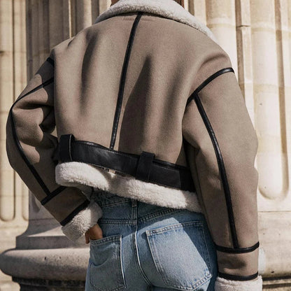 MP | Veste en cuir polyvalente kaki