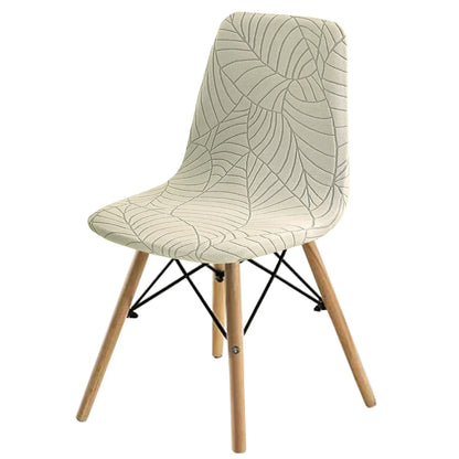 Housse de Chaise Scandinave - Motifs Feuilles