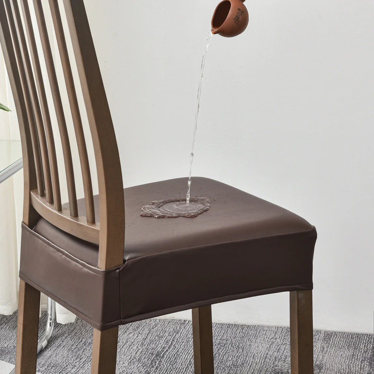 Housse Assise de Chaise - Apparence Cuir