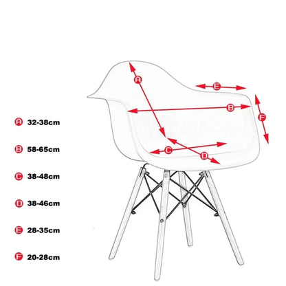 Housse de Fauteuil Scandinave - Couleur Unie