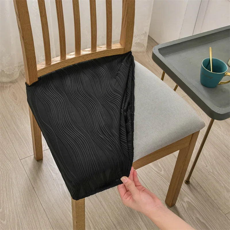 Housse Assise de Chaise - Motif Rayé