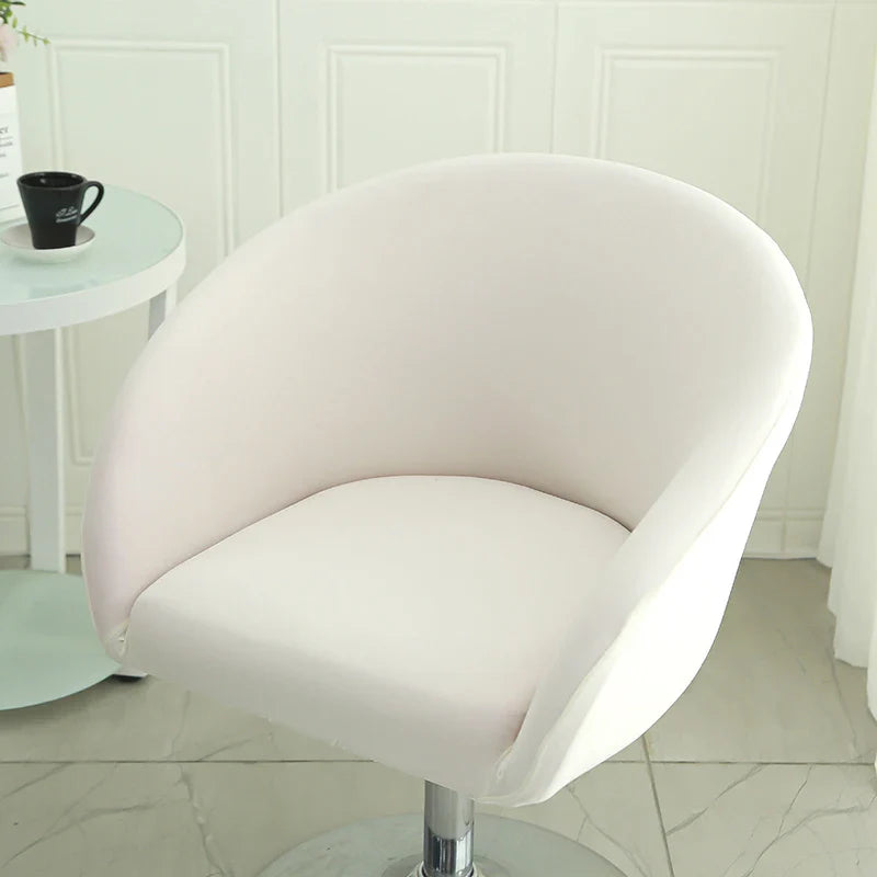Housse Chaise Bar - Avec Motifs - Dossier Arrondi