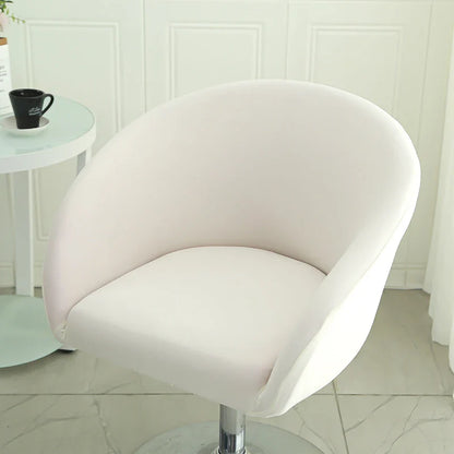 Housse Chaise Bar - Avec Motifs - Dossier Arrondi