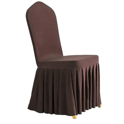 Housse de Chaise - Jupe - Couleur Unie - Mariage & Hôtel