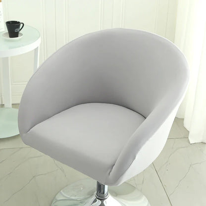 Housse Chaise Bar - Avec Motifs - Dossier Arrondi
